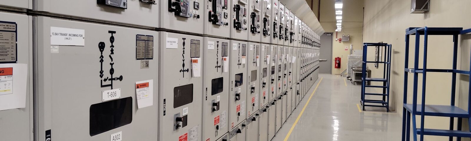 Electrical switchgear and control room